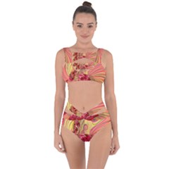 Arrangement Butterfly Aesthetics Bandaged Up Bikini Set  by Celenk