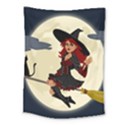Witch Witchcraft Broomstick Broom Medium Tapestry View1