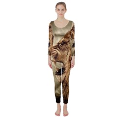 Roaring Lion Long Sleeve Catsuit by Celenk