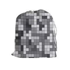 Tetris Camouflage Urban Drawstring Pouches (extra Large) by jumpercat