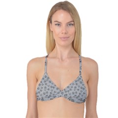 A Lot Of Skulls Grey Reversible Tri Bikini Top by jumpercat