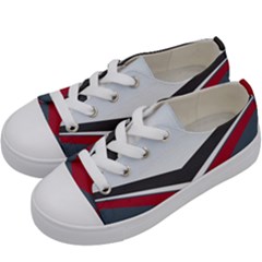 Modern Shapes Kids  Low Top Canvas Sneakers by jumpercat