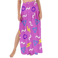 Retro Wave 2 Maxi Chiffon Tie-up Sarong by jumpercat