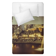 Singapore City Urban Skyline Duvet Cover Double Side (single Size) by BangZart