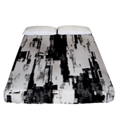Pattern Structure Background Dirty Fitted Sheet (queen Size) by BangZart
