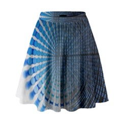 Data Computer Internet Online High Waist Skirt by BangZart
