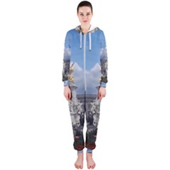 Buckingham Palace Statue Hooded Jumpsuit (ladies)  by all7sins