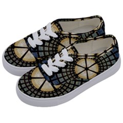 Stained Glass Colorful Glass Kids  Classic Low Top Sneakers by BangZart