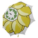 Lemon Fruit Green Yellow Citrus Hook Handle Umbrellas (Small) View2