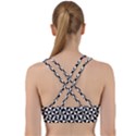 Triangle Pattern Simple Triangular Back Weave Sports Bra View2