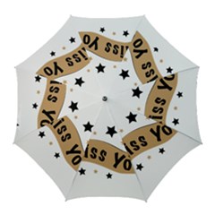 Lettering Miss You Banner Golf Umbrellas by BangZart