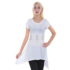 Taboo Short Sleeve Side Drop Tunic by Valentinaart