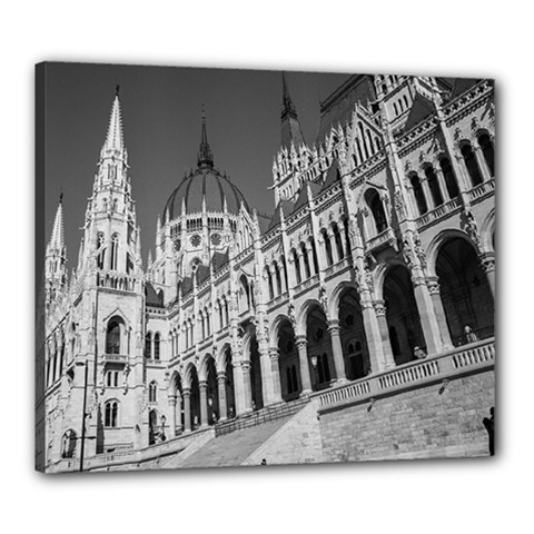 Architecture Parliament Landmark Canvas 24  X 20  by BangZart