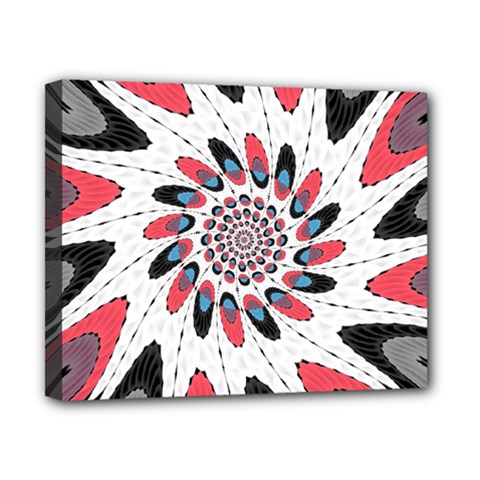 High Contrast Twirl Canvas 10  X 8  by linceazul