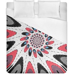 High Contrast Twirl Duvet Cover (california King Size) by linceazul