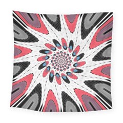 High Contrast Twirl Square Tapestry (large) by linceazul