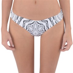 Mandala Pattern Floral Reversible Hipster Bikini Bottoms by Celenk