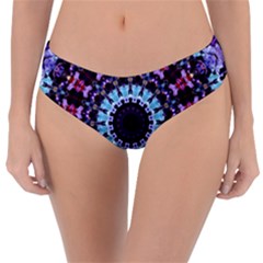 Kaleidoscope Shape Abstract Design Reversible Classic Bikini Bottoms by Celenk
