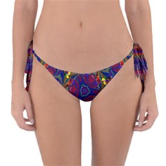Kaleidoscope Pattern Ornament Reversible Bikini Bottom by Celenk
