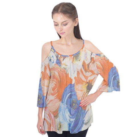 Texture Fabric Textile Detail Flutter Tees by Celenk