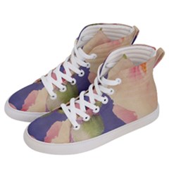 Fabric Textile Abstract Pattern Men s Hi-top Skate Sneakers by Celenk