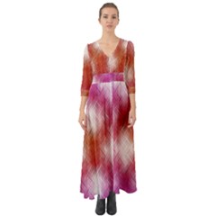 Background Texture Pattern 3d Button Up Boho Maxi Dress by Celenk