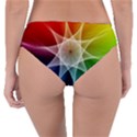 Abstract Star Pattern Structure Reversible Classic Bikini Bottoms View4