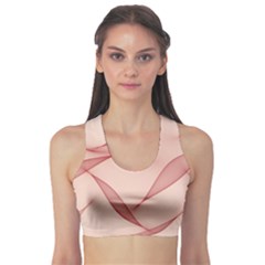 Background Light Glow Abstract Art Sports Bra by Celenk