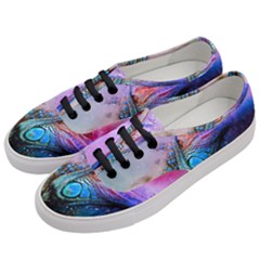 Lizard Reptile Art Abstract Animal Women s Classic Low Top Sneakers by Celenk