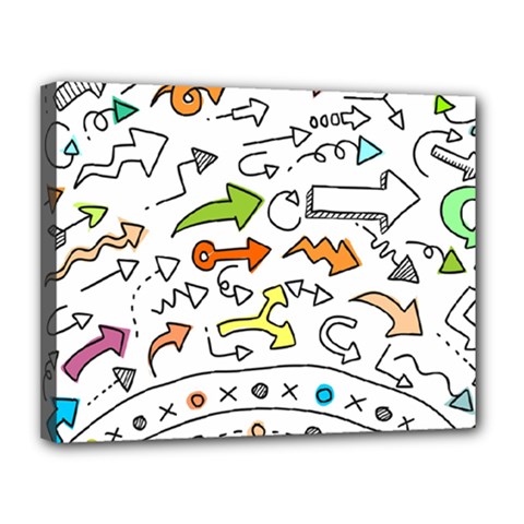 Desktop Pattern Art Graphic Design Canvas 14  X 11  by Celenk