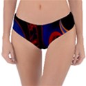 Fractal Abstract Pattern Circles Reversible Classic Bikini Bottoms View3