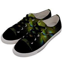 Fractal Abstract Design Fractal Art Men s Low Top Canvas Sneakers by Celenk