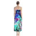Background Art Abstract Watercolor Button Up Chiffon Maxi Dress View2
