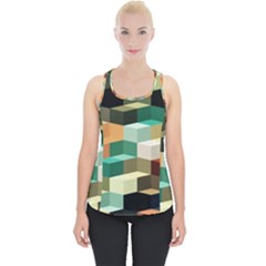 Art Design Color Pattern Creative 3d Piece Up Tank Top by Celenk