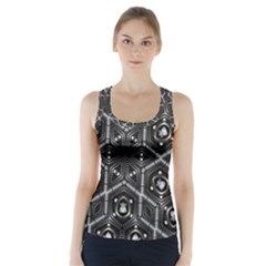 Design Art Pattern Decorative Racer Back Sports Top by Celenk