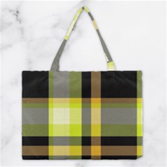 Tartan Abstract Background Pattern Textile 5 Medium Tote Bag by Celenk