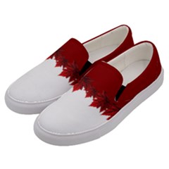 Canada Maple Leaf Shoes Men s Canvas Slip Ons by CanadaSouvenirs