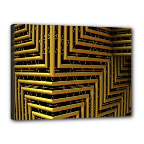 Modern Art Sculpture Architecture Canvas 16  X 12  by Celenk