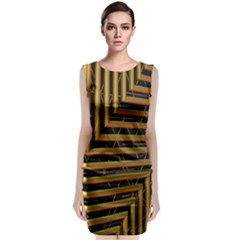 Modern Art Sculpture Architecture Classic Sleeveless Midi Dress by Celenk