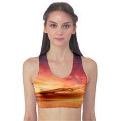 Desert Sand Dune Landscape Nature Sports Bra by Celenk