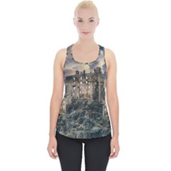 Castle Monument Landmark Piece Up Tank Top by Celenk