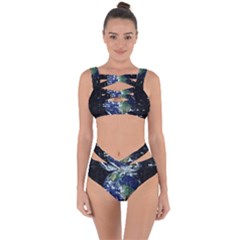 Earth Internet Globalisation Bandaged Up Bikini Set  by Celenk