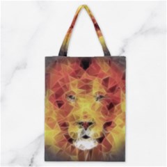 Fractal Lion Classic Tote Bag by Celenk