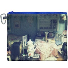 Abandonded Dollhouse Canvas Cosmetic Bag (xxxl) by snowwhitegirl