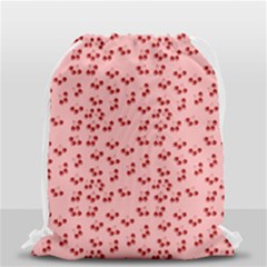 Rose Cherries Drawstring Bag (small) by snowwhitegirl