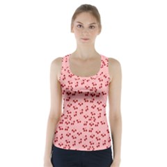 Rose Cherries Racer Back Sports Top by snowwhitegirl