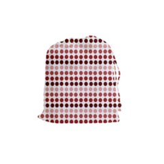 Reddish Dots Drawstring Pouches (medium)  by snowwhitegirl