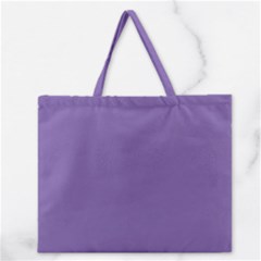 Purple Star Zipper Large Tote Bag by snowwhitegirl