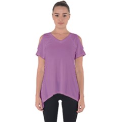 Silly Purple Cut Out Side Drop Tee by snowwhitegirl