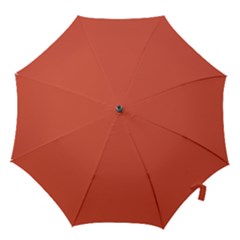 Dark Papaya Hook Handle Umbrellas (small) by snowwhitegirl
